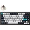Keychron Tastiera meccanica senza fili Keychron Q1 Max QMK/VIA, QWERTY US, manopola, nero carbone, Gateron Jupiter Brown Q1M-M3