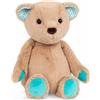 Babymask B.Toys Happy Hues morbido orsetto di peluche marrone