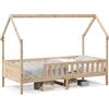 vidaXL letto per bambini casa letto 80x200 cm in legno di pino massiccio