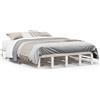 vidaXL Letto in legno massiccio senza materasso bianco 150x200 cm in legno di pino
