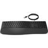 HP Tastiera cablata HP 480 Comfort, dimensioni complete (100%), cavo, USB, nero