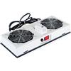 ROLINE Ventilatore ROLINE 2 ventilatori, per alloggiamento a parete da 19 pollici grigio, termostato