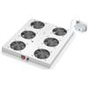 ROLINE 19 Zoll Dachlüftereinheit 6 Lüfte Thermostat grau (26.21.0274)