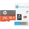 HP HFUD256-1V31A, 256 GB, MicroSDXC, Classe 10, UHS-I, 100 MB/s, 85 MB/s