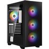 BitFenix Case per PC - BITFENIX - Flow (Nero) - Medium tower - Formato ATX - Senza alimentatore