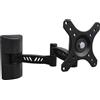 A Forged Tool Supporto TV articolato nero, metallizzato, da 12" a 30", peso massimo 30 kg.