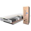 TULENA NOX materasso a molle insacchettate 140 x 190 cm, Comfort Plus con lattice e memory foam - rivestimento lavabile - H3 / H4