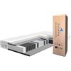 TULENA NOX materasso a molle insacchettate 160 x 190 cm con memory foam Comfort, H2 / H3