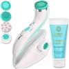 LUMINEO Professional Line Brush Pro Spazzola per il viso color turchese + Gel detergente Lumineo per tutti i tipi di pelle, 100 ml