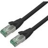 ROLINE RM S/FTP cavo patch Cat6A/Cl.EA TPE nero 20m
