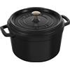 Staub Pentola rotonda alta in ghisa LA COCOTTE 4,8 l nero - Staub