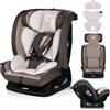 Lionelo Seggiolino auto Lionelo Aart i-Size dalla nascita a 12 anni, 40-150 cm, Ampio range di regolazione Una protezione laterale aggiuntiva R129/03 - Beige