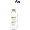 Garnier Skinactive Face 3600541739789, donna, 400 ml, pelle mista, pelle secca, pelle normale, pelle grassa, pelle sensibile, ammorbidente, lenitivo, 6 pezzi, flacone