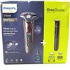 Philips SHAVER Series 7000 S7887/78, Rasoio rotante, Cromo, Lame SteelPrecision, Philips Shaving App, SH71, 2 anni