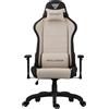 Sense7 Spellcaster FUKU sedia da gioco, poltrona da gioco, sedia da ufficio, sedia da scrivania ergonomica, sedia girevole con poggiatesta fino a 150 kg, tessuto, beige
