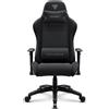Sense7 Spellcaster FUKU XL: sedia da gaming, poltrona da gaming, sedia da ufficio, sedia da scrivania ergonomica, sedia girevole con poggiatesta fino a 160 kg, sedia nera