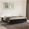 vidaXL Materasso a molle, nero, 160X210X20 cm, velluto Lumarko!