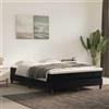 vidaXL Materasso a molle, nero, 140X210X20 cm, velluto Lumarko!