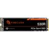 Seagate FireCuda 530R ZP4000GM3A063 - SSD - 4TB - interno - M.2 2280-D2 (M.2 2280-D2) - PCIe 4.0 x4 (NVMe) - mit 3 Jahre