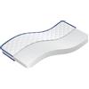 vidaXL Materasso in memory foam 90x190x17 cm Soft White