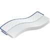 vidaXL Materasso in memory foam 80x160x17 cm Soft White