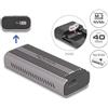DELOCK USB Type-C 40 Gbps Gehäuse für 1 x M.2 NVMe PCIe SSD