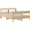 vidaXL Letto in legno massiccio senza materasso 150x200 cm in legno di pino