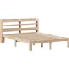 vidaXL Struttura letto con testiera senza materasso 150x200 cm