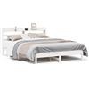 vidaXL Letto in legno massiccio senza materasso bianco 140x190 cm in legno di pino