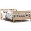 vidaXL Letto in legno massiccio senza materasso 150x200 cm in legno di pino