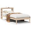 vidaXL Letto in legno massiccio senza materasso 75x190 cm in legno di pino