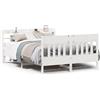 vidaXL Letto in legno massiccio senza materasso bianco 140x190 cm in legno di pino