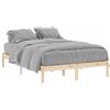 vidaXL Letto in legno massiccio senza materasso 137x190 cm pino