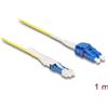Delock - Cavo di rete - Da CS monomodale (M) a LC monomodale (M) - 1,0 m - 2 mm - Fibra ottica - Duplex - 9/125 micrometri