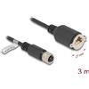 Delock - Cavo di rete - da M12-D (W) a RJ-45 (W) a 4 pin avvitabile - 3,0 m - 6,8 mm - FTP - CAT 5e - a trefoli, sagomato -