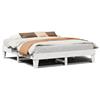 vidaXL Letto in legno massiccio senza materasso bianco 200x200 cm in legno di pino