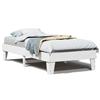 vidaXL Letto in legno massiccio senza materasso bianco 100x200 cm in legno di pino
