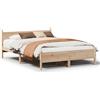 vidaXL Letto in legno massiccio senza materasso 150x200 cm in legno di pino