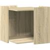vidaXL Vaschetta per lettiere in rovere Sonoma 53x53x51 cm Materiale a base di legno