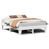 vidaXL Letto in legno massiccio senza materasso bianco 140x190 cm in legno di pino
