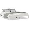 vidaXL Letto in legno massiccio extra lungo senza materasso bianco 180x220 legno di pino