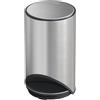 JOSEPH JOSEPH Arc Easy-Push, bidone a pedale in acciaio inox 10L