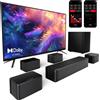 ULTIMEA 7.1 soundbar Dolby Atmos per TV, sistema surround home cinema, Poseidon D80 Boom