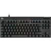 Logitech G PRO X RAPID - Tastiera - TKL - Retroilluminata - USB - QWERTZ - Tedesco - Interruttore a chiave: Lineare - Nero