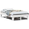 vidaXL Letto in legno massiccio senza materasso bianco 135x190 cm legno di pino