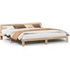 vidaXL Letto in legno massiccio senza materasso 200x200 cm pino