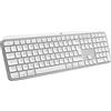 LOGITECH Logitech Master MX Keys S per Mac tastiera Office RF Wireless + Bluetooth QWERTY US International Alluminio, Bianco