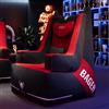 Diablo Chairs Diablo BAGER poltrona da gioco poltrona da gioco gonfiabile, caricabile fino a 120 kg, nero-rosso + pompa ad aria compressa