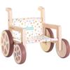 Miniland Bambole con sedia a rotelle Miniland, giocattolo in legno con attrezzi
