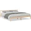 vidaXL Letto in legno massiccio extra lungo senza materasso 200x210 cm in legno di pino